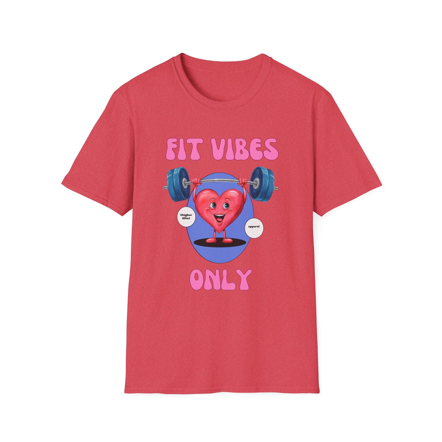 Fit Heart Vibes Only Gym T-Shirt