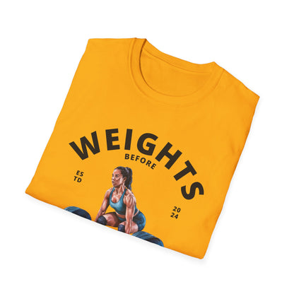 Weights Before Dates Gym T-Shirt