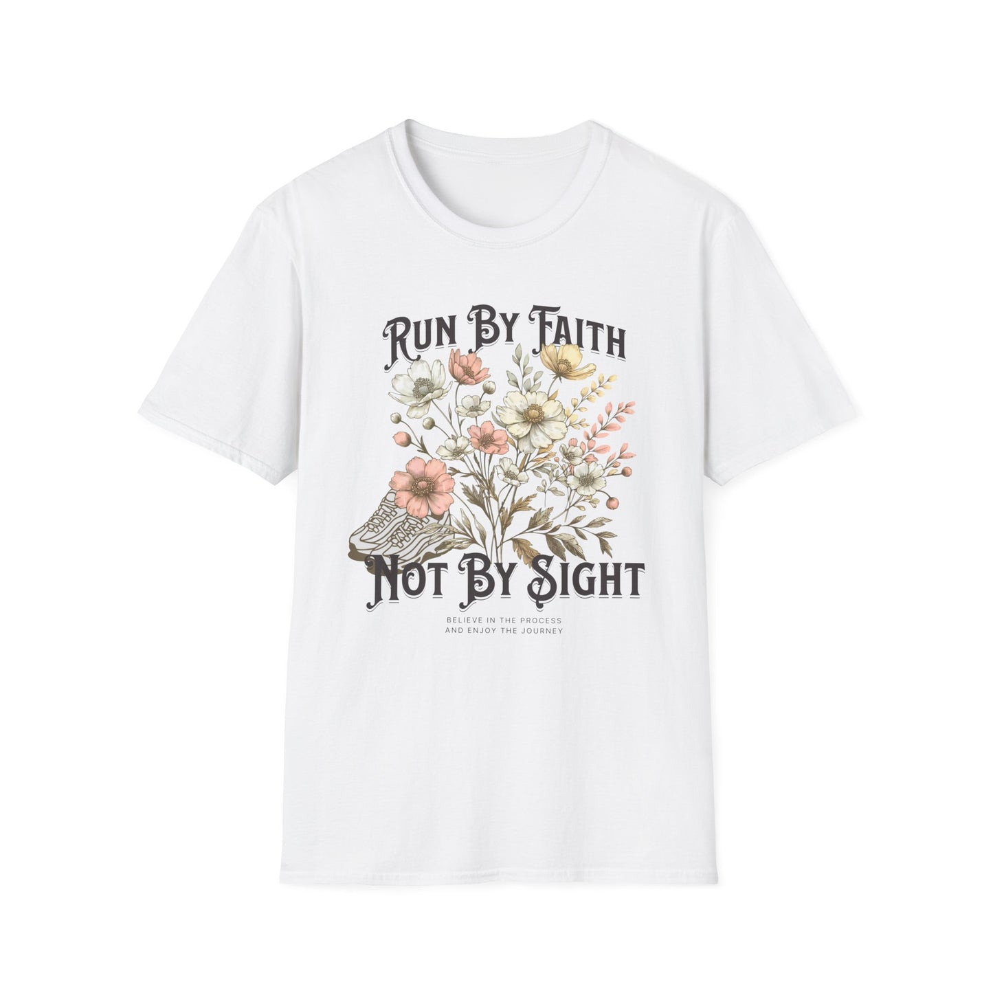 Running Run By Faith - Fitness T-Shirt