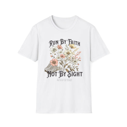 Running Run By Faith - Fitness T-Shirt