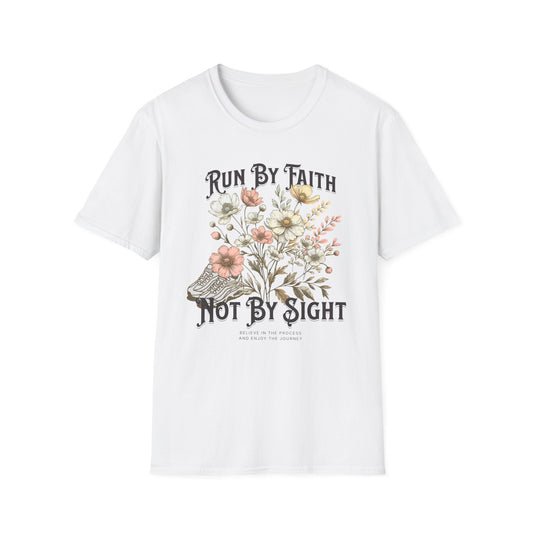 Running Run By Faith - Fitness T-Shirt