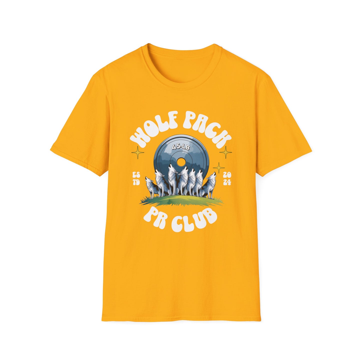 Powerlifting Wolf Pack T-Shirt - Genz Millenial Streetwear