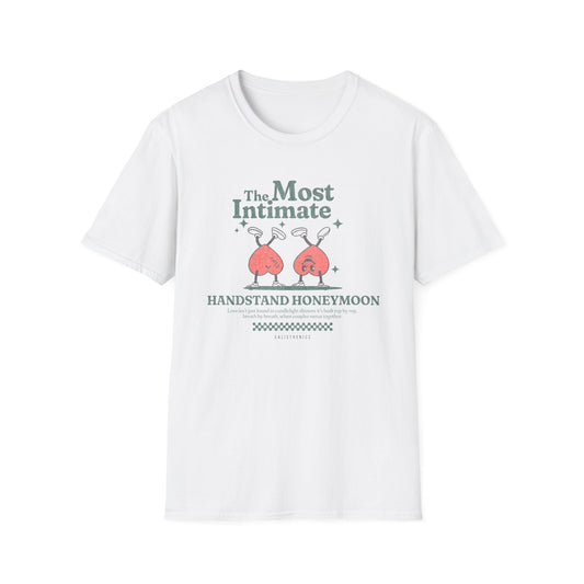 Couples Fitness T-Shirt - Calisthenics Handstand Honeymoon