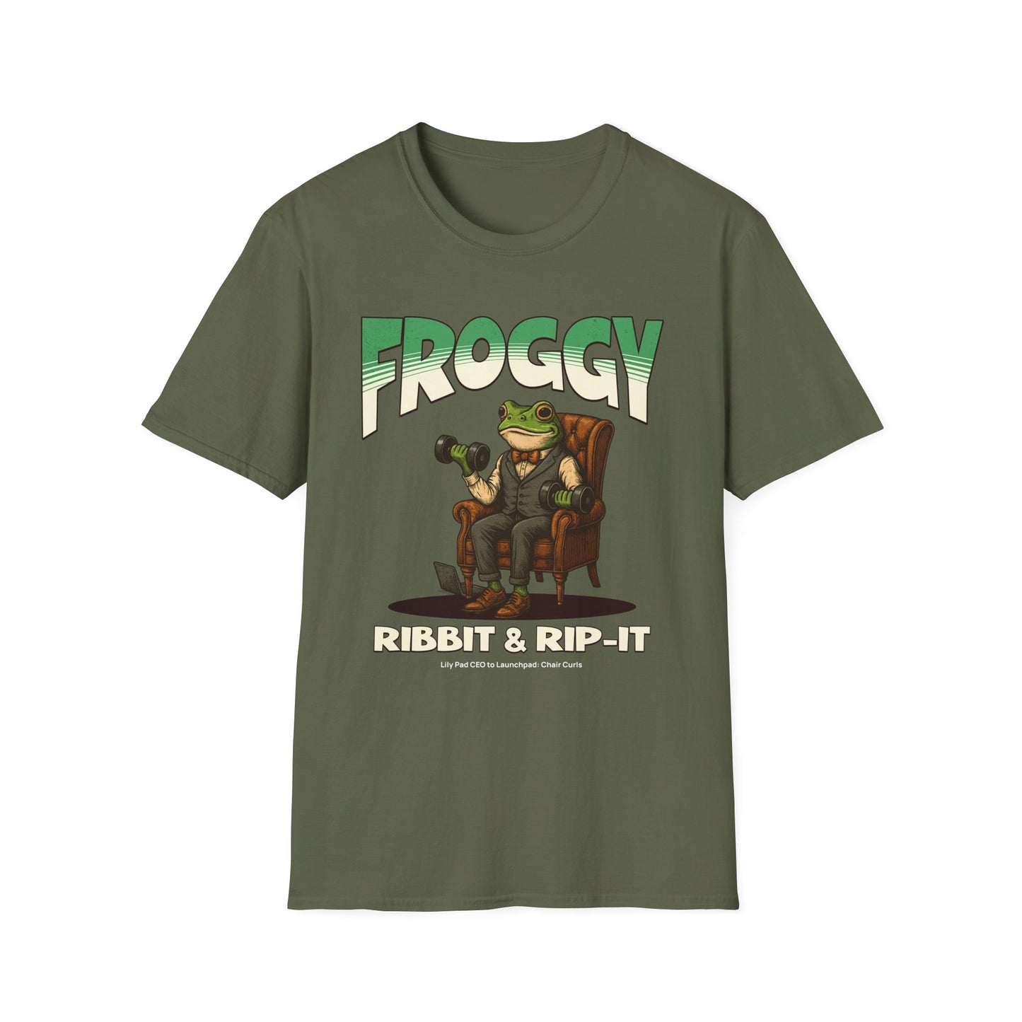 HIIT Froggy Ribbit & Rip It - Corporate Fitness T-Shirt