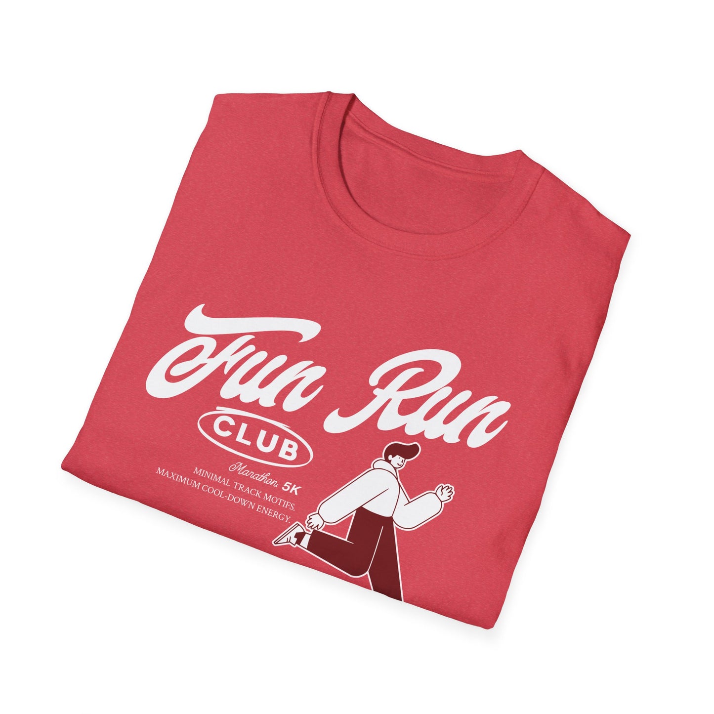 Running Marathon 5K Club - Genz Millenial Fitness T-Shirt