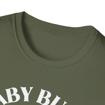 Fitness Gender Reveal Baby Bump Bench Unisex Softstyle T-Shirt