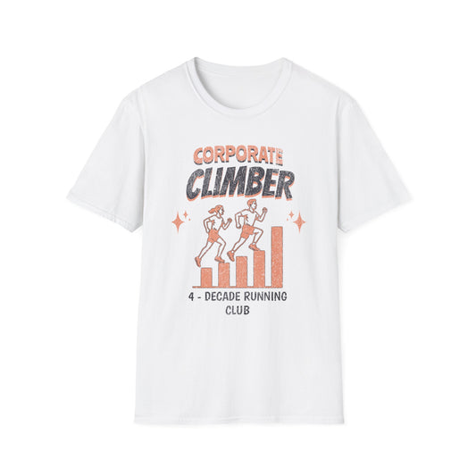 Fit-over 40 Corporate Climber Running Club T-Shirt Design