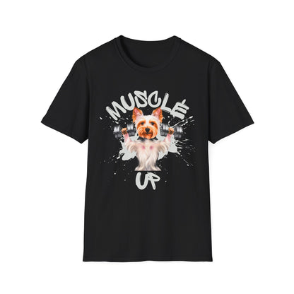 Muscle Up Dog Gym T-Shirt