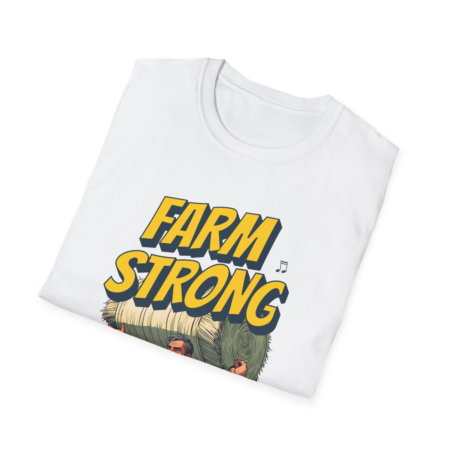 Powerlifting Rural Farm Strong T-Shirt