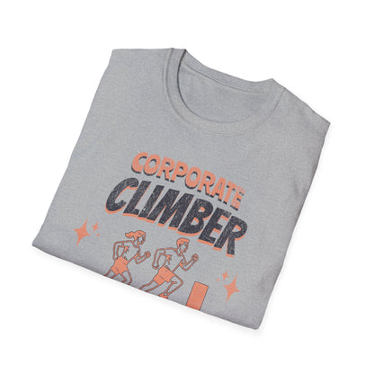 Fit-over 40 Corporate Climber Running Club T-Shirt Design