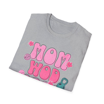 CrossFit Moms WOD Mode - Couple Fitness T-Shirt