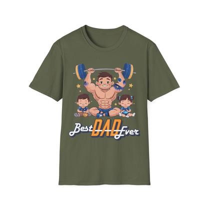 Best Dad Ever Gym T-shirt