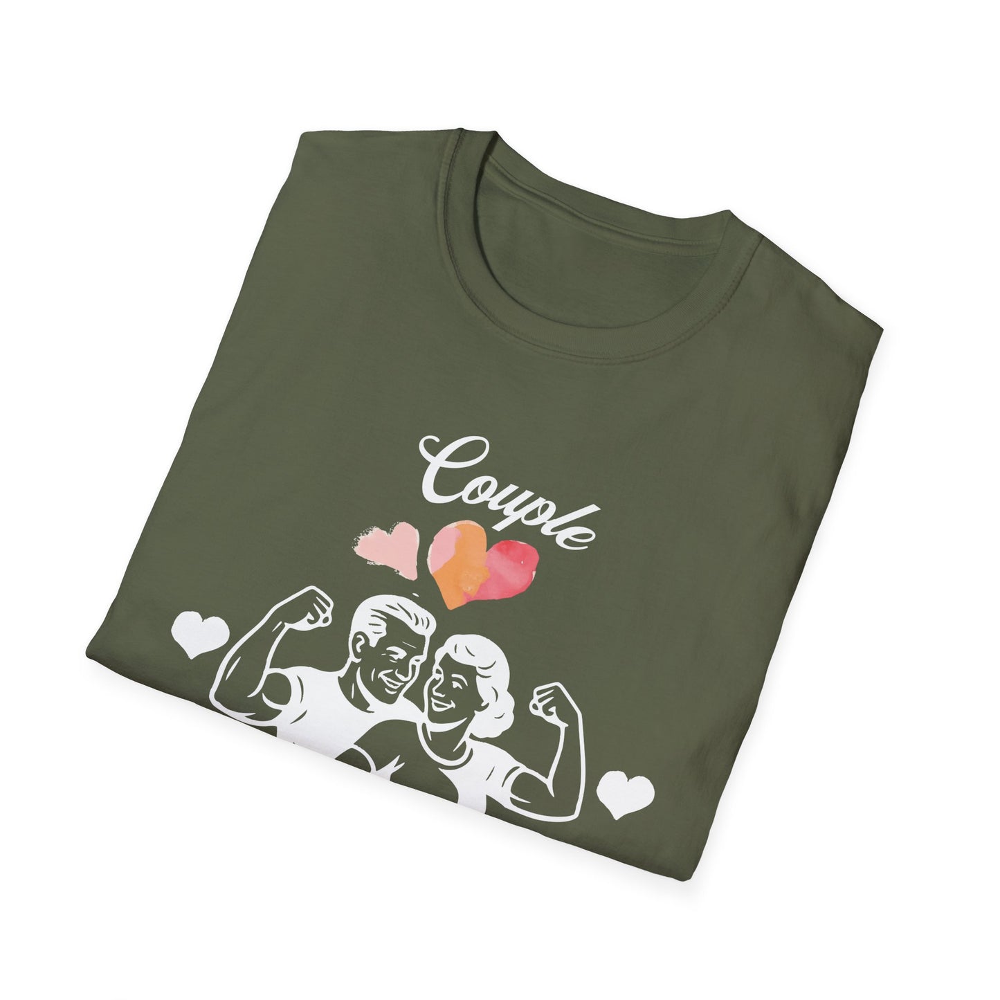 Fit Over 40 Muscle Couple Midlife Softstyle T-Shirt