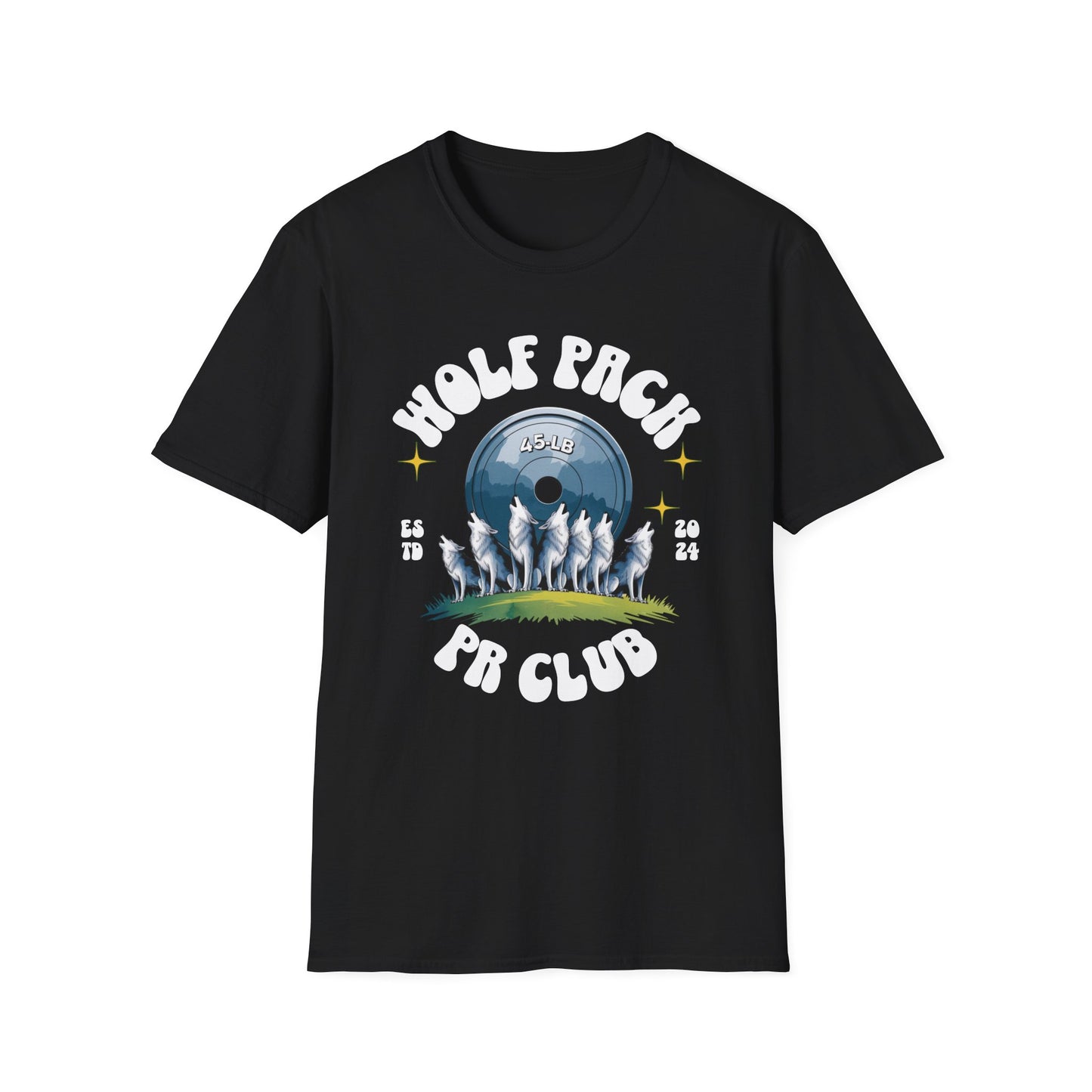 Powerlifting Wolf Pack T-Shirt - Genz Millenial Streetwear