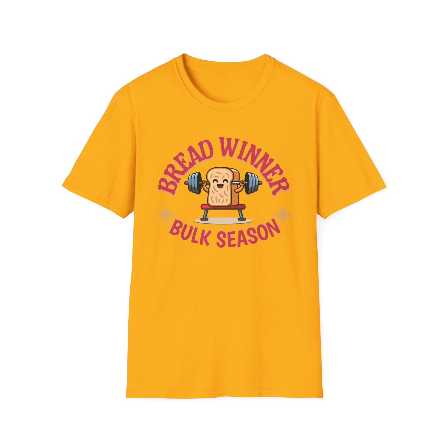 Powerlifting Humour Bread Winner Unisex T-Shirt - Genz Millenial Fitness Apparel