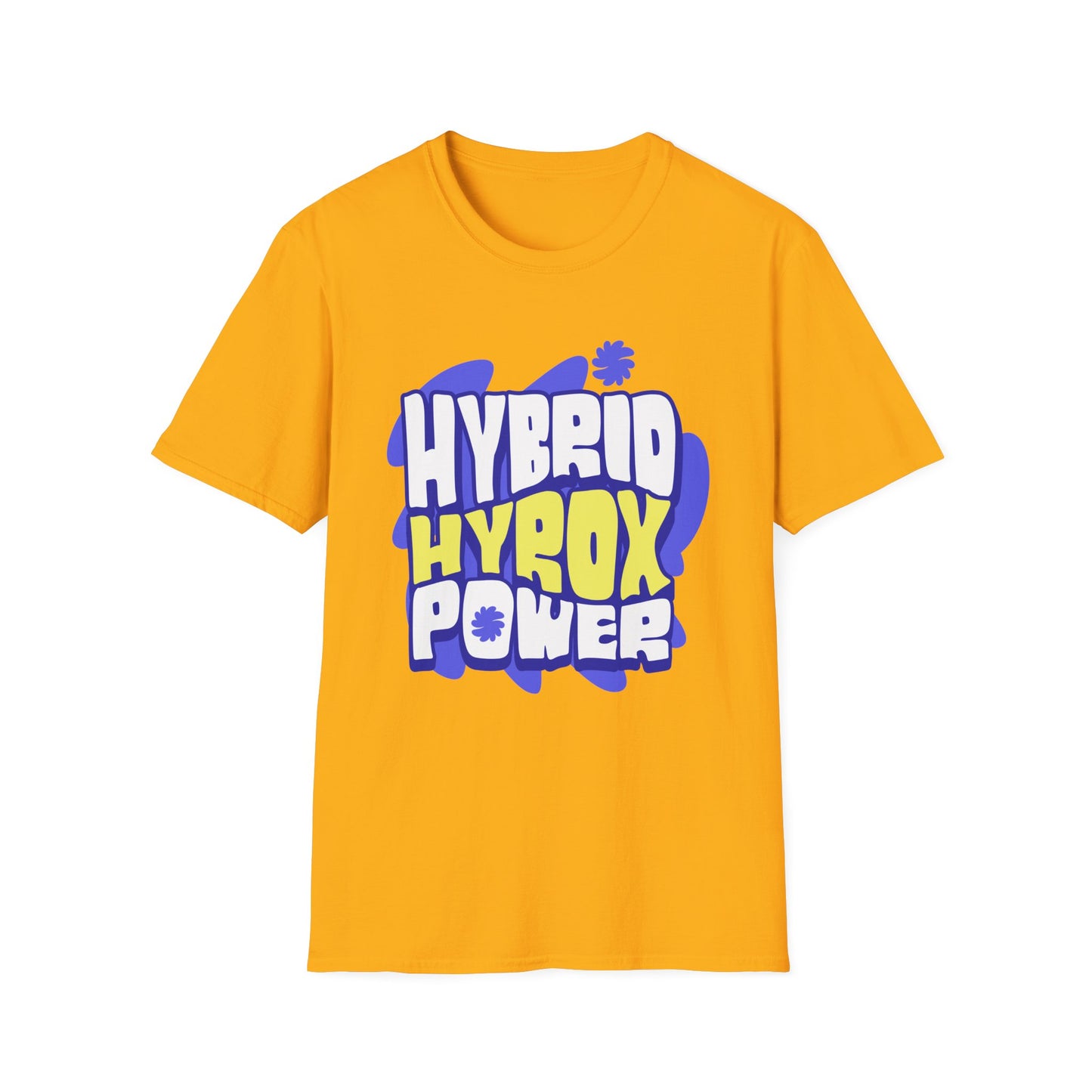 Powerlifting Hybrid Hyrox Fitness T-Shirt for Gen Z Millennials