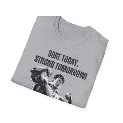 Sore Today Strong Tomorrow Gym Black & White T-Shirt