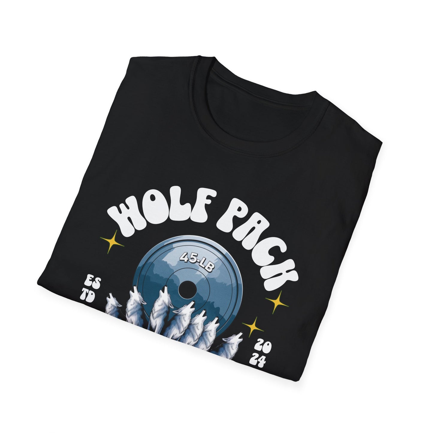 Powerlifting Wolf Pack T-Shirt - Genz Millenial Streetwear
