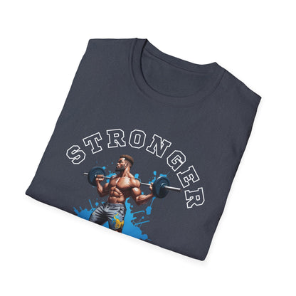 Stronger Than Yesterday Gym T-shirt