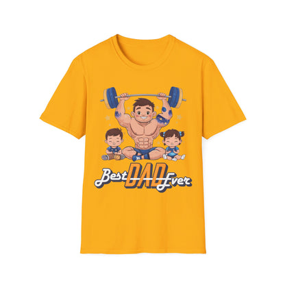 Best Dad Ever Gym T-shirt
