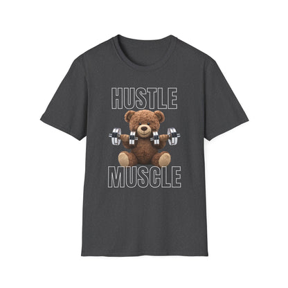 Hustle Muscle Bear Gym T-shirt