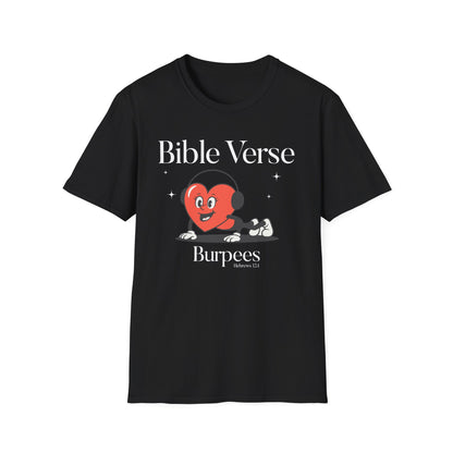 Faith-Based Fitness T-Shirt - Bible Verse Burpees