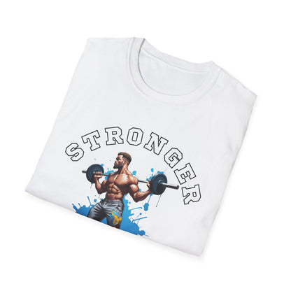 Stronger Than Yesterday Gym T-shirt