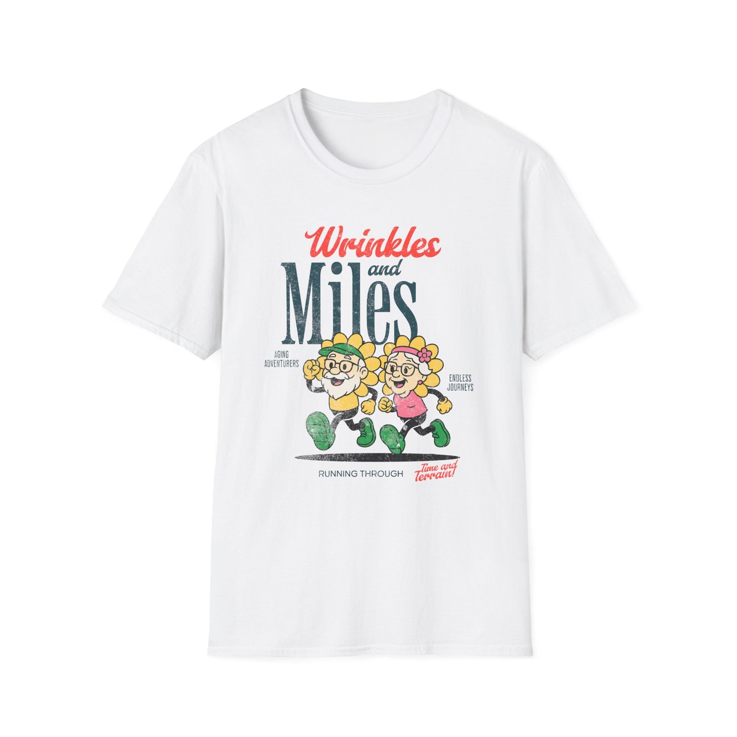Senior's Mobility Wrinkles & Miles Fitness T-Shirt