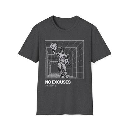 No Excuses Just Results Gym T-shirt
