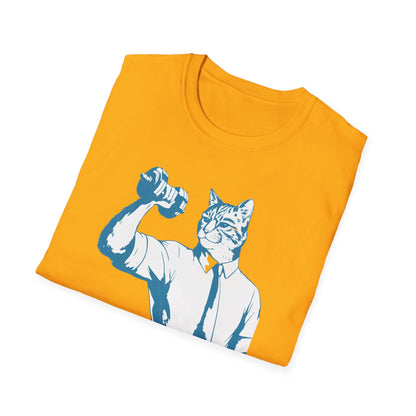 Unisex T-Shirt Powerlifting Corporate Cats 1 Rep Max Club