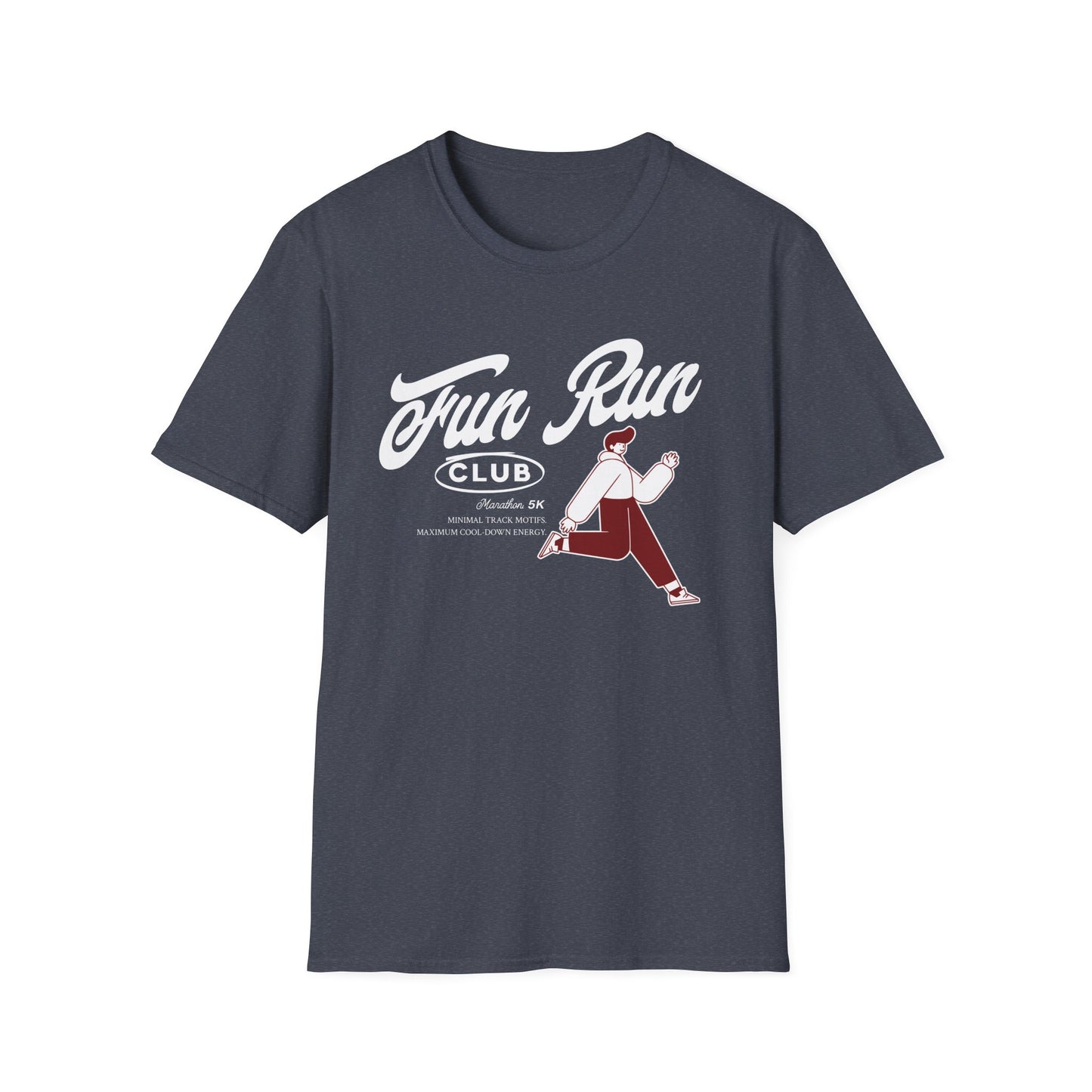 Running Marathon 5K Club - Genz Millenial Fitness T-Shirt