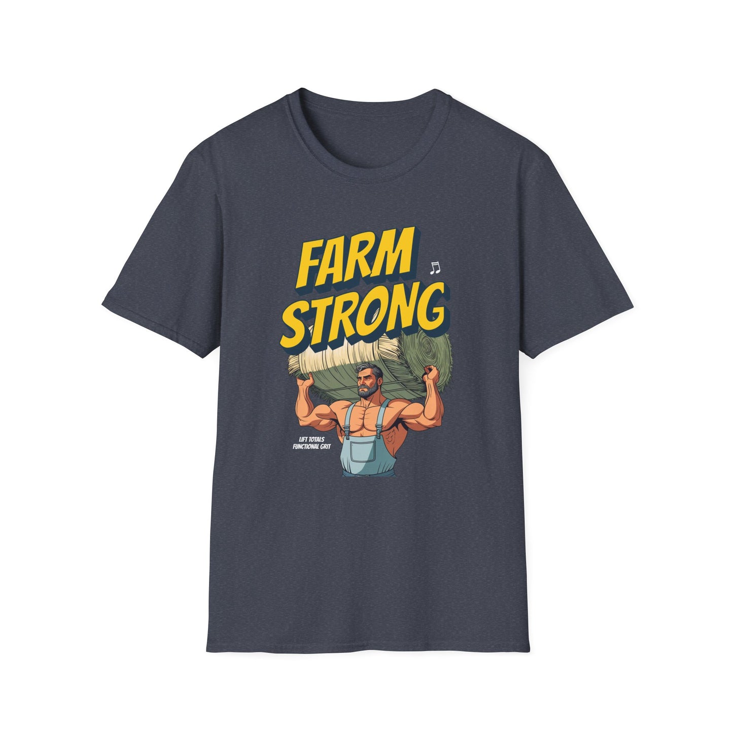 Powerlifting Rural Farm Strong T-Shirt