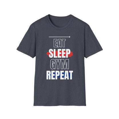 Eat Sleep Gym Repeat Gym T-shirt