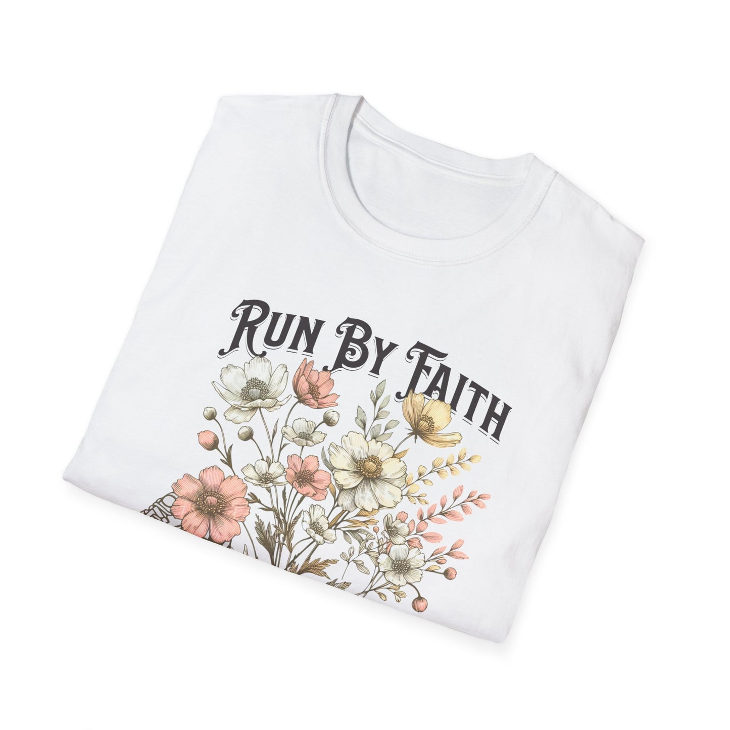 Running Run By Faith - Fitness T-Shirt