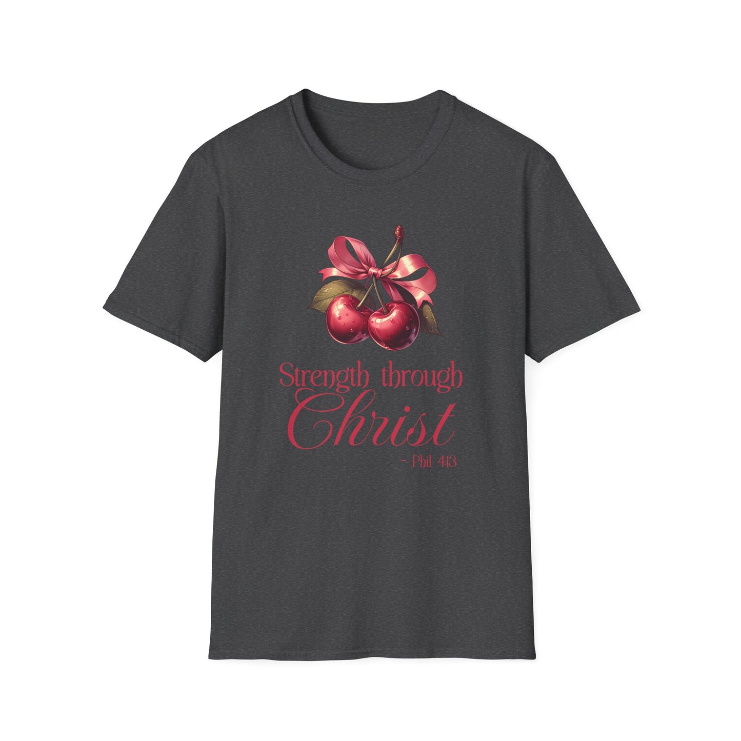 Christian Fitness T-Shirt Strength Through Christ