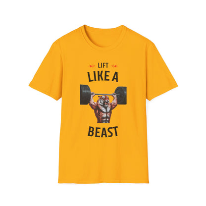 Like a Beast Gym Tiger T-Shirt