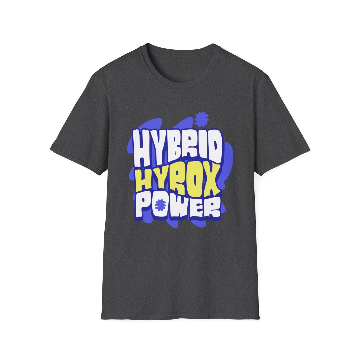 Powerlifting Hybrid Hyrox Fitness T-Shirt for Gen Z Millennials