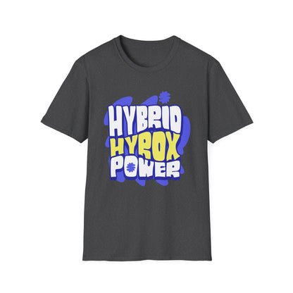 Powerlifting Hybrid Hyrox Fitness T-Shirt for Gen Z Millennials