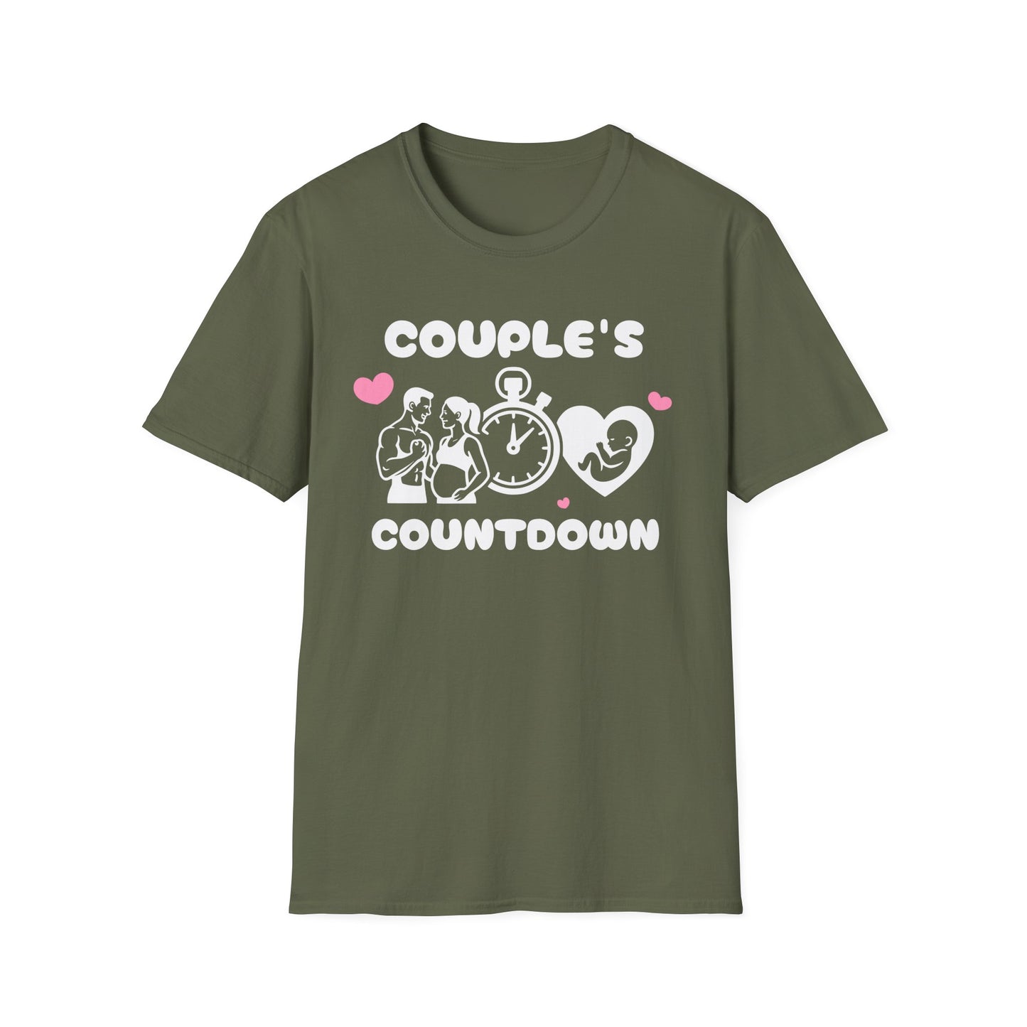 Fitness T-Shirt - Couple's Contraction Count Pre/Postnatal
