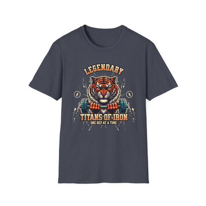 Powerlifting Titans Unisex T-Shirt for Genz Millenials - Fitness Apparel