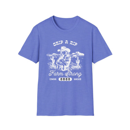 Rural Fitness T-Shirt - Grip-n-Rip Design