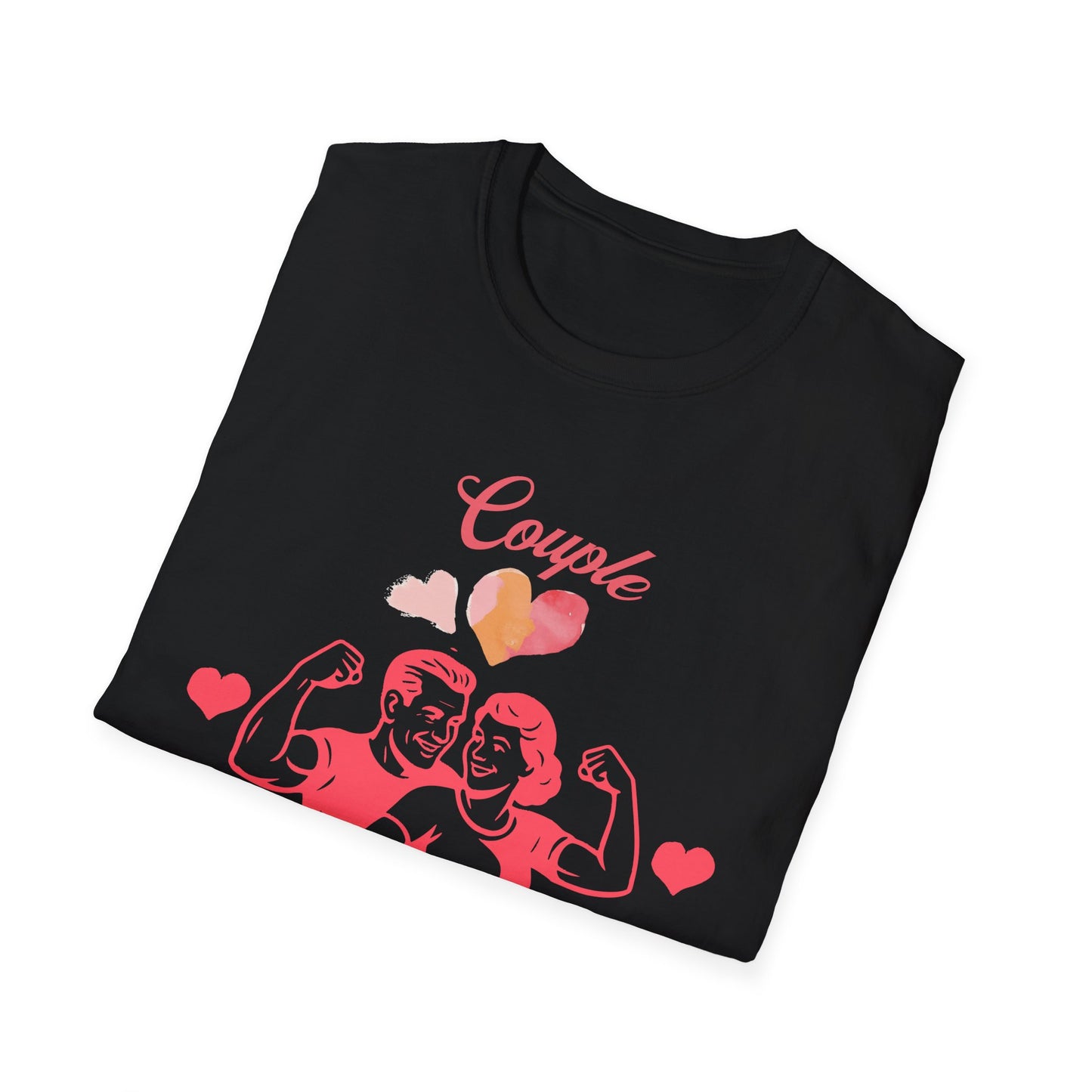 Fit Over 40 Muscle Couple Midlife Softstyle T-Shirt