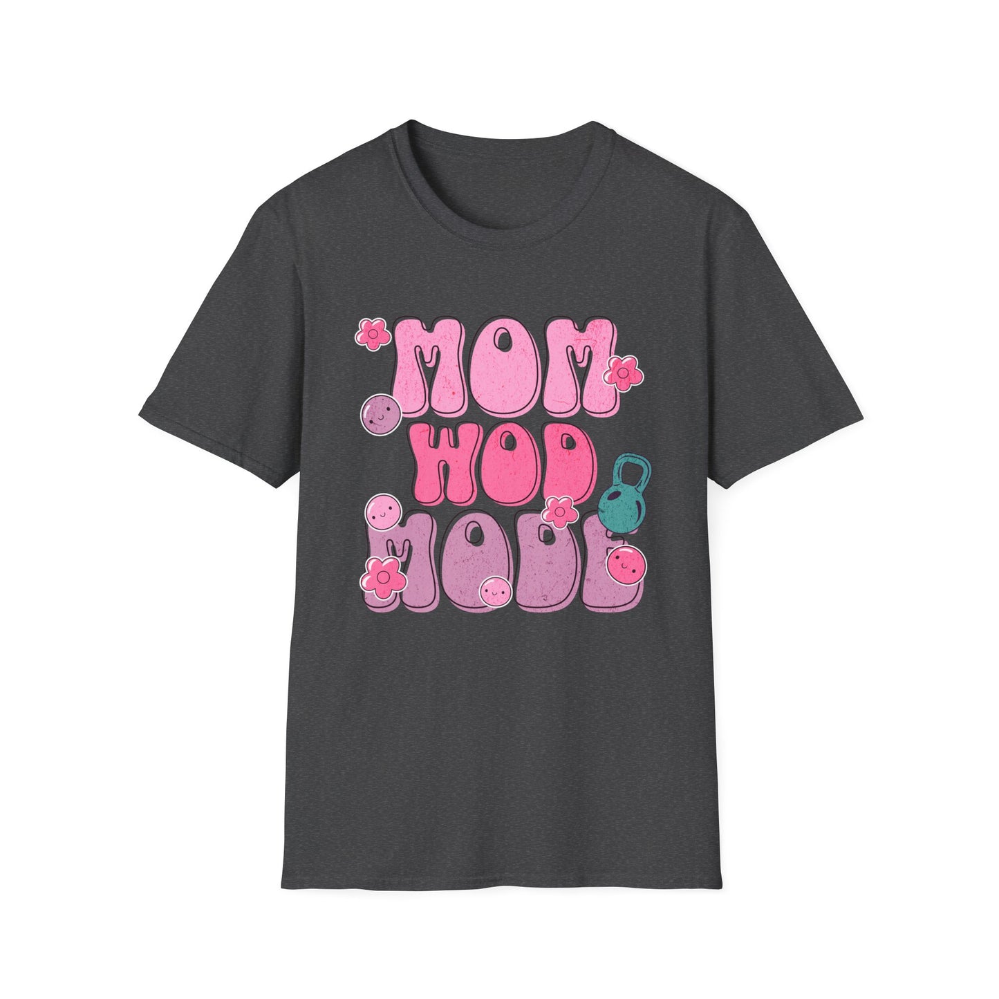 CrossFit Moms WOD Mode - Couple Fitness T-Shirt