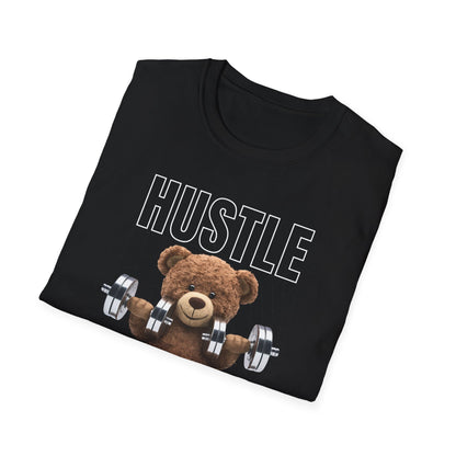 Hustle Muscle Bear Gym T-shirt