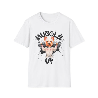 Muscle Up Dog Gym T-Shirt