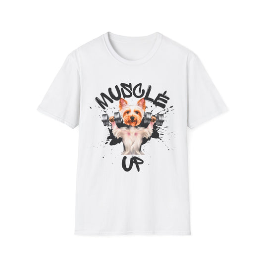 Muscle Up Dog Gym T-Shirt