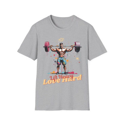 Lift Heavy Love Hard Gym T-shirt