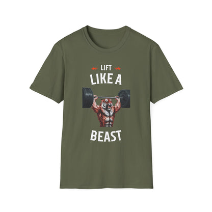 Like a Beast Gym Tiger T-Shirt