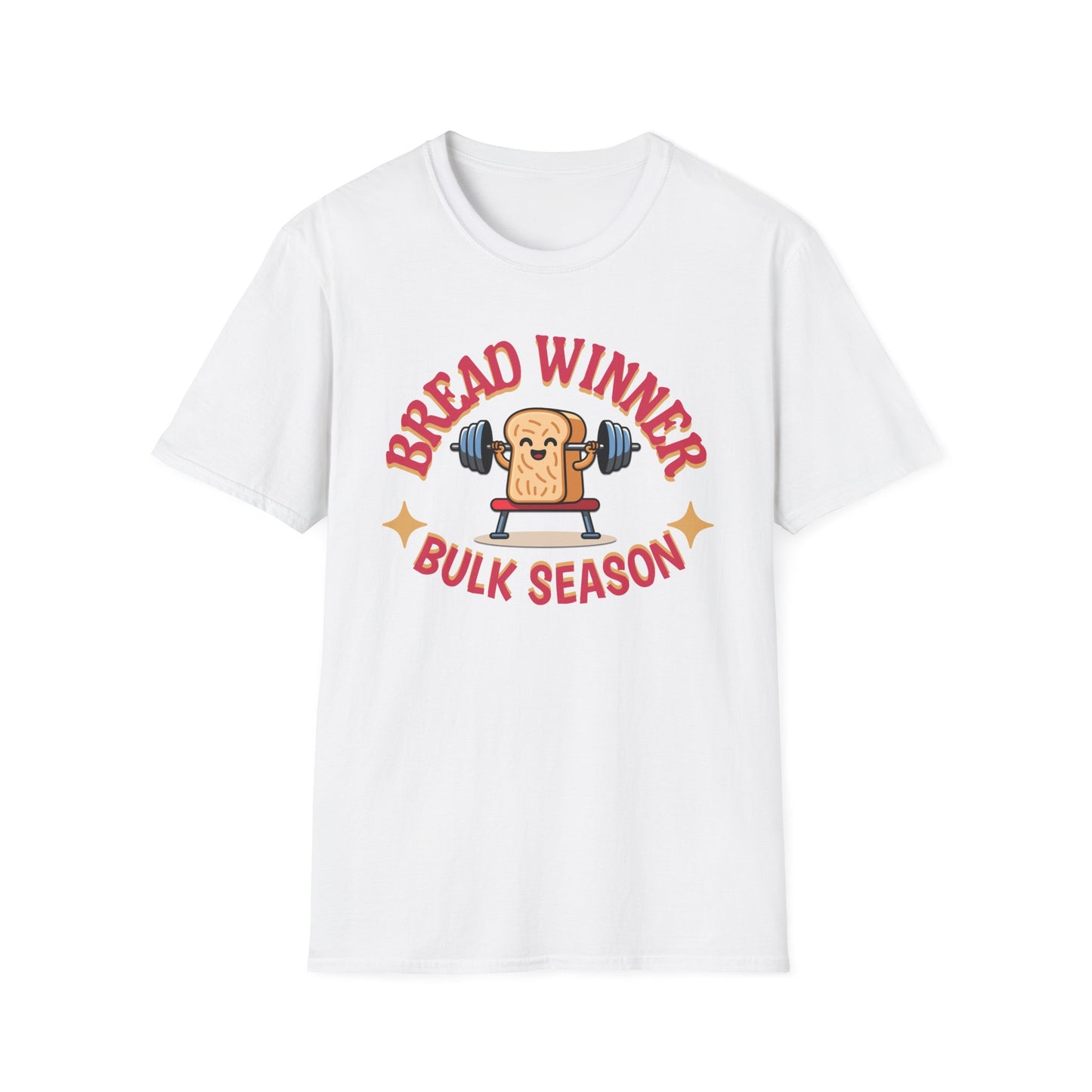 Powerlifting Humour Bread Winner Unisex T-Shirt - Genz Millenial Fitness Apparel