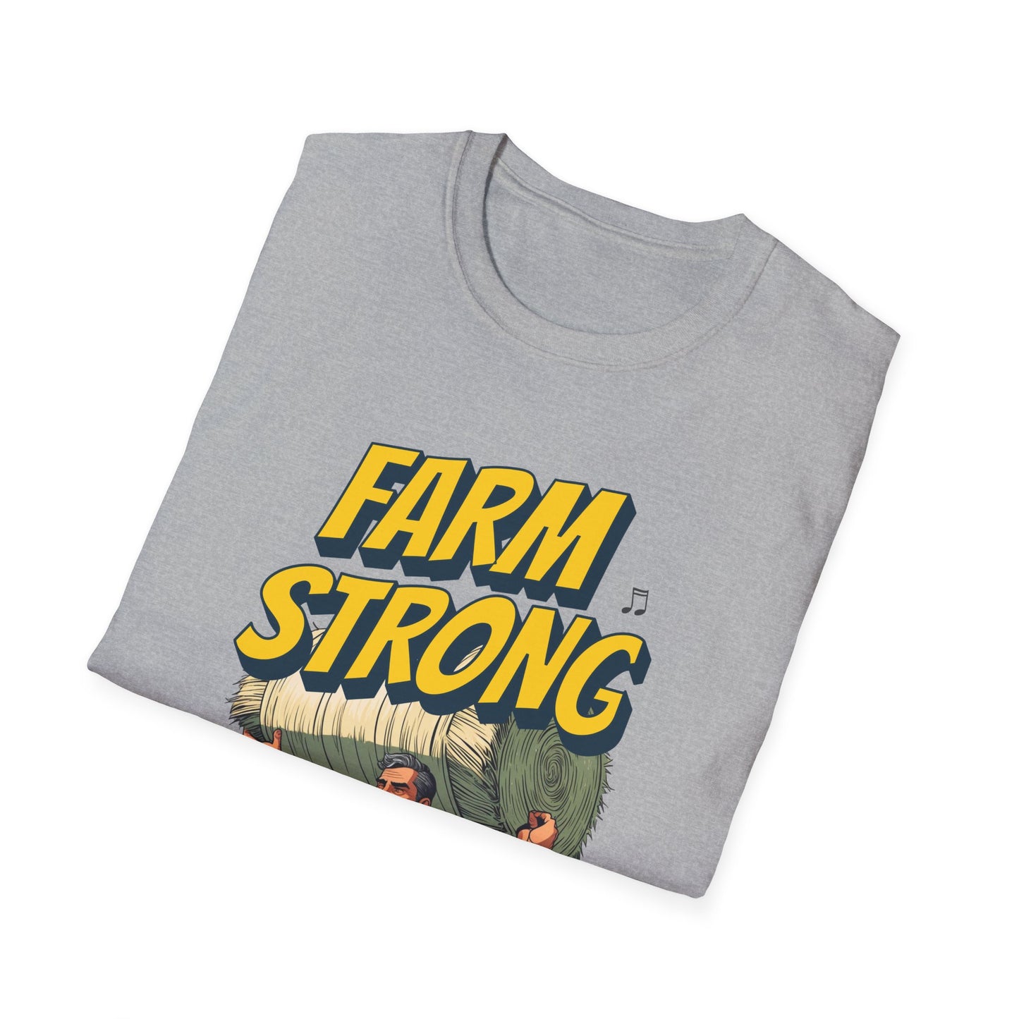 Powerlifting Rural Farm Strong T-Shirt